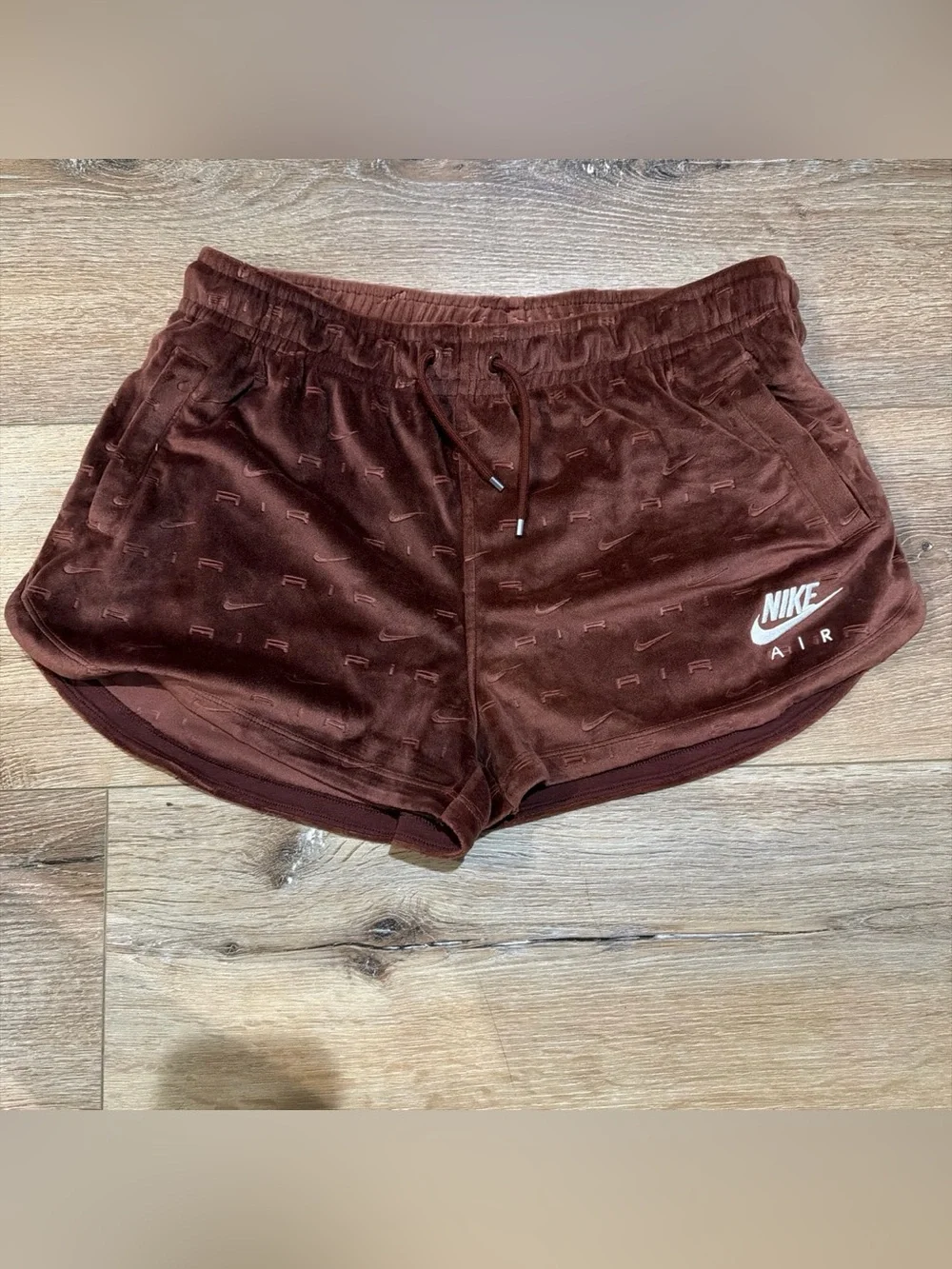 Nike Women’s Brown Velvet Athletic Shorts